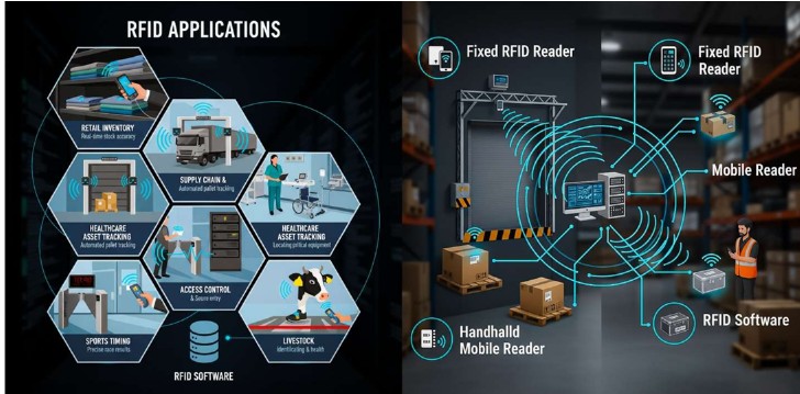 RFID Applications and System Diagram